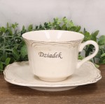 Filiżanka z talerzykiem "Dziadek"    