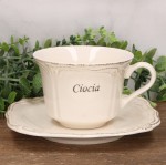 Filiżanka z talerzykiem "Ciocia"     