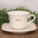 Filiżanka z talerzykiem "Tata"    