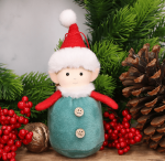 Zawieszka świąteczna elf miętowy zielony chłopczyk