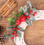 Świąteczna Gałązka z Jabłkiem 12szt.