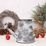 Konewka osłonka metalowa zimowa świąteczna 13cm