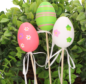 Jajka na piku mix 6szt. 6cm  