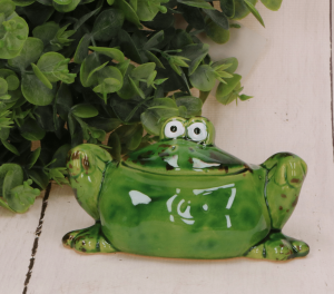 Żaba ceramiczna  MIX 2 wzorów - 1szt.