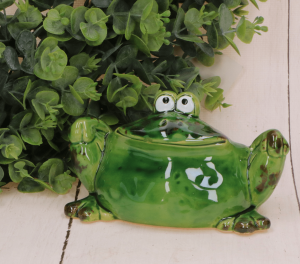 Żaba ceramiczna  MIX 2 wzorów - 1szt.