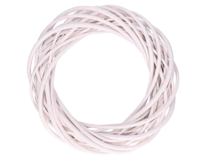 Wianek wiklinowy ringo biały 30 cm