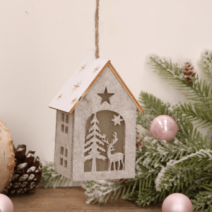 Zawieszka Domek wiszący 11cm