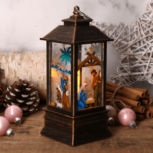 Lampion adwentowy latarnia świąteczna 19,5x8cm