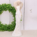 Anioł gipsowy biały na komunię IHS 31cm