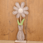 Kwiat w wazonie filcowy 39cm