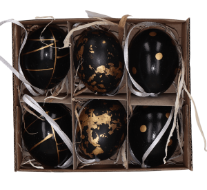 Zestaw 6 Zawieszek Jajeczek 6cm