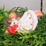 Breloczek anioł brelok lecący upominek 6cm