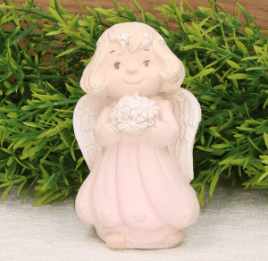 Aniołek ZIA z Bukietem 10x6cm