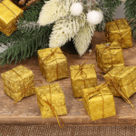 Prezenciki zestaw 12szt złote Ozdoba Świąteczna