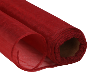 Organza na rolce tkanina dekoracyjna tiul ŚLIWKA 36cm KOMUNIA ŚLUB BIEŻNIK