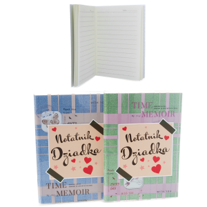 Notes A6 z brokatem "Notatnik Dziadka"