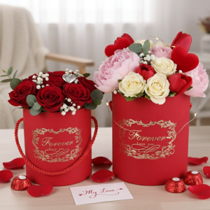 Flowerbox pudełka papierowe 2szt. 14*18,5 , 13*17,5