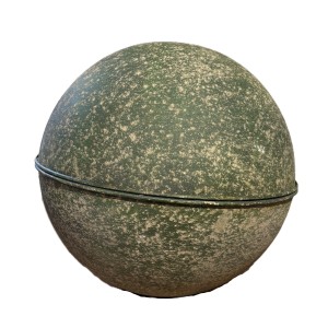 Kula metalowa zielona d35cm