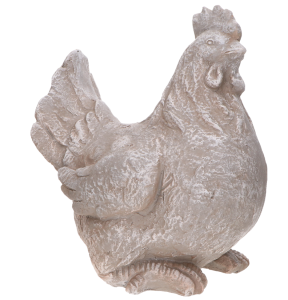 Kura betonowa, brązowa, przecierana 26*26*40,5 cm