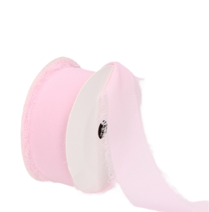 WSTĄŻKA DEKORACYJNA RÓŻOWA 4CM*10M WSTĄŻKA DO PAKOWANIA FLORYSTYKA DIY