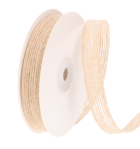 WSTĄŻKA DEKORACYJNA JUTOWA NATURALNA 1.5CM*10M FLORYSTYKA DIY HIT