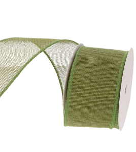 WSTĄŻKA DEKORACYJNA ZIELONA 6.4CM*10M WSTĄŻKA DO PAKOWANIA FLORYSTYKA DIY