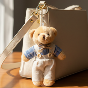 BRELOK DO KLUCZY DEKORACYJNY W KSZTAŁCIE MISIA CHŁOPIEC 11X7CM PREZENT