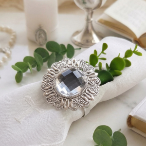 Serwetnik pierścień srebro 1szt.