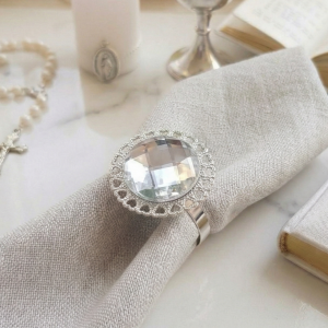 Serwetniki pierścień srebro 12szt.