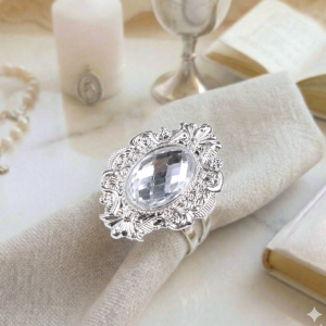 Serwetnik pierścień srebro 1szt