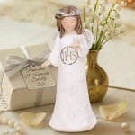 Figurka Aniołek z motylkiem komunia IHS 9cm