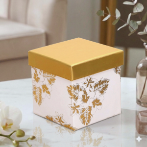 Pudełko box kwadratowy biały 8cmx8cm