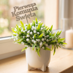 Osłonka ceramiczna biała szkliwiona 10cm