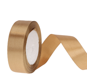 Wstążka atłasowa 2,5cm x 25Y brąz MYH190473