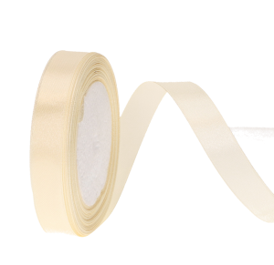 Wstążka atłasowa 1,5cm x 25Y krem MYH190442