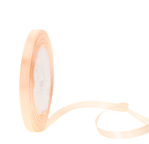 Wstążka atłasowa 0,6 cm x 25Y łosoś MYH190431