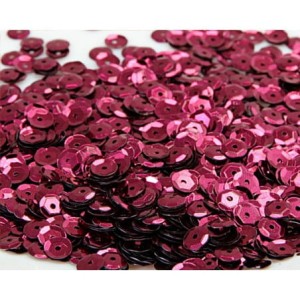 Cekiny bordowe 60g