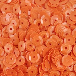 Cekiny pomarańczowe 60g