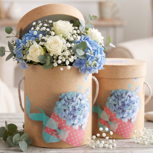 Flowerbox Pudełko na kwiaty komplet 2szt