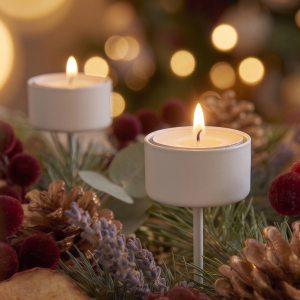 Podstawka do świec PINHOLDER m.biel "Tealight"