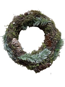 Wianek dekoracyjny świąteczny 25 cm 25*25*7cm