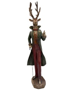 Duży Renifer Świąteczny Figurka Dekoracja Boże Narodzenie 57 cm