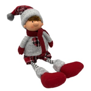 Figurka Świąteczna Dzieci Ozdoba Bożonarodzeniowa Wysoka 56 cm