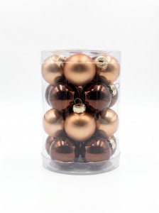 Bombki szklane 3cm- 20 sztuk w opakowaniu