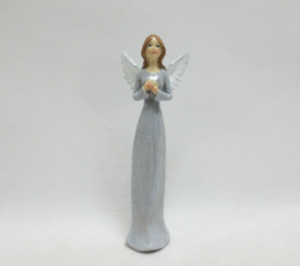 Anioł figurka dekoracyjna ozdoba do domu 6,5x4,5x18 cm