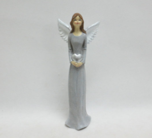 Anioł figurka dekoracyjna ozdoba świąteczna 9x6x23 cm
