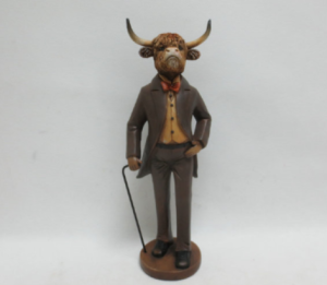 Dekoracja figurka ozdobna do domu 11x9x30 cm